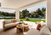 Chalet independiente con terreno en venta en la España, Marbella, ref: TR346265 foto