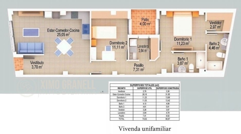 Castellon - La Vall d'Uixó - 91m2