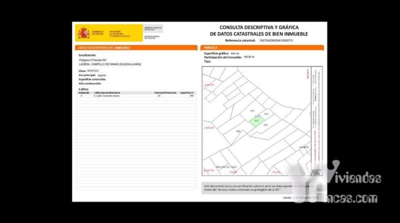 Guadalajara - Campillo de Ranas - 3861m2