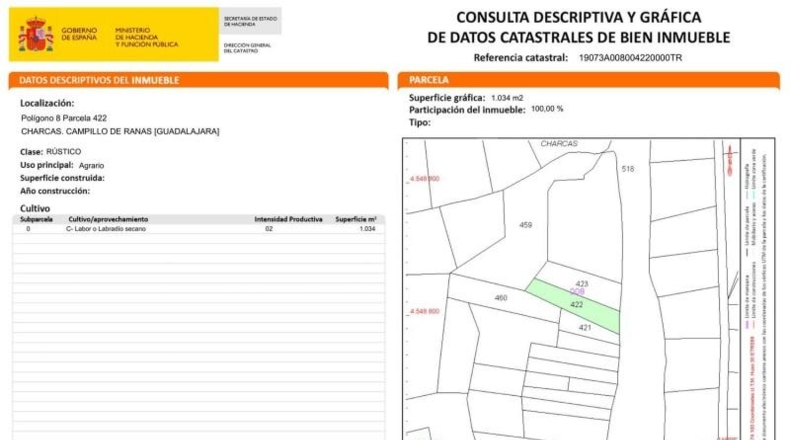 Guadalajara - Campillo de Ranas - 3242m2