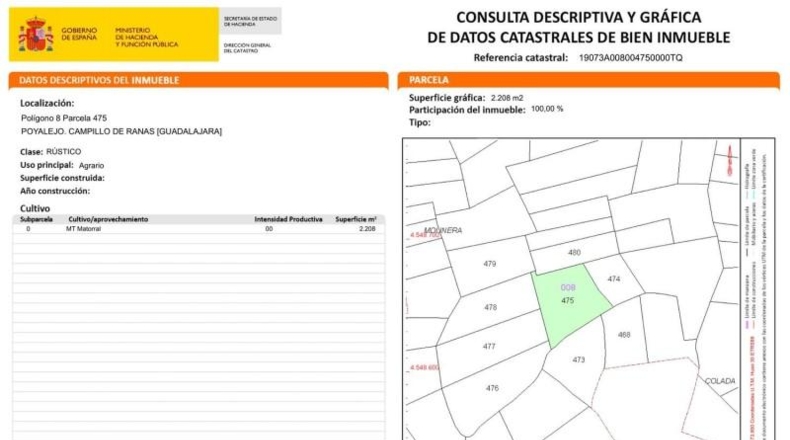 Guadalajara - Campillo de Ranas - 3242m2