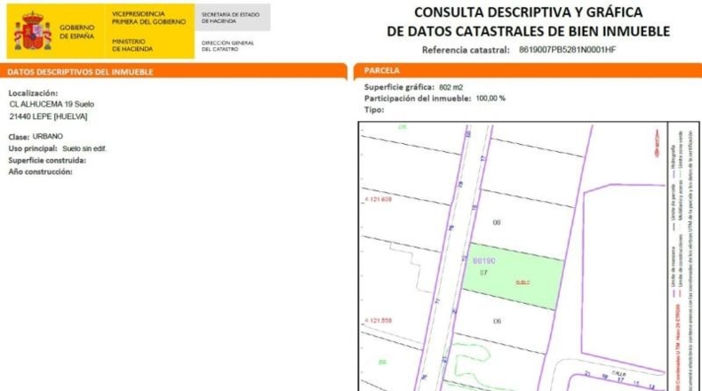 Huelva - Lepe - 800m2