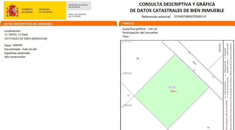 Zaragoza - Nuez de Ebro - 1081m2
