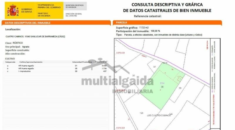 Cádiz - Sanlúcar de Barrameda - 7722m2