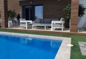 Chalet independiente con terreno en venta en la España, Orihuela, ref: TR415471 foto