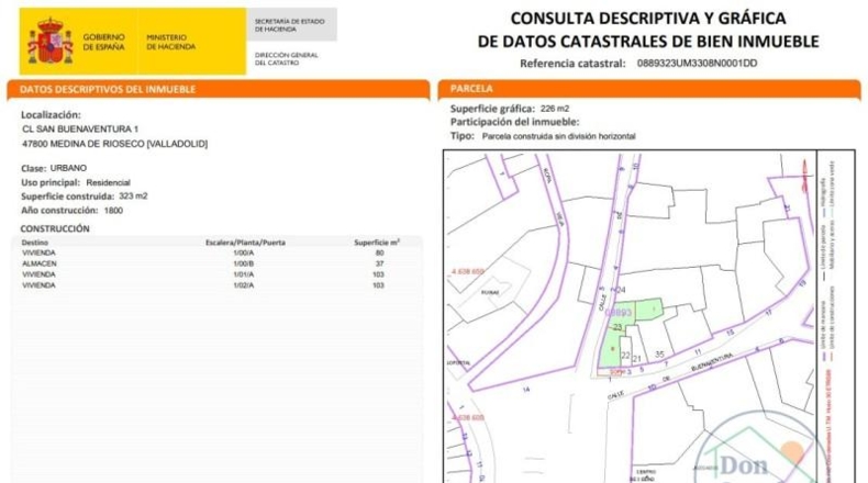 Valladolid - Medina de Rioseco - 286m2
