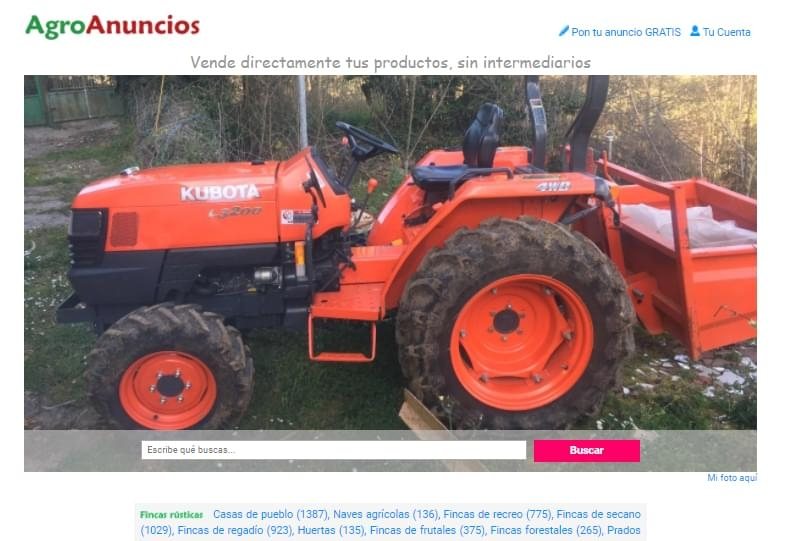 Web Agroanuncios Fincas