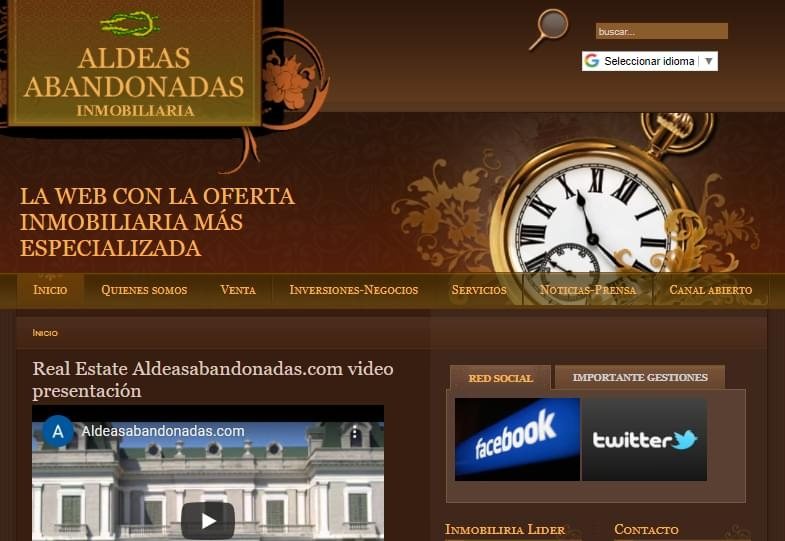 Web Aldeas Abandonadas