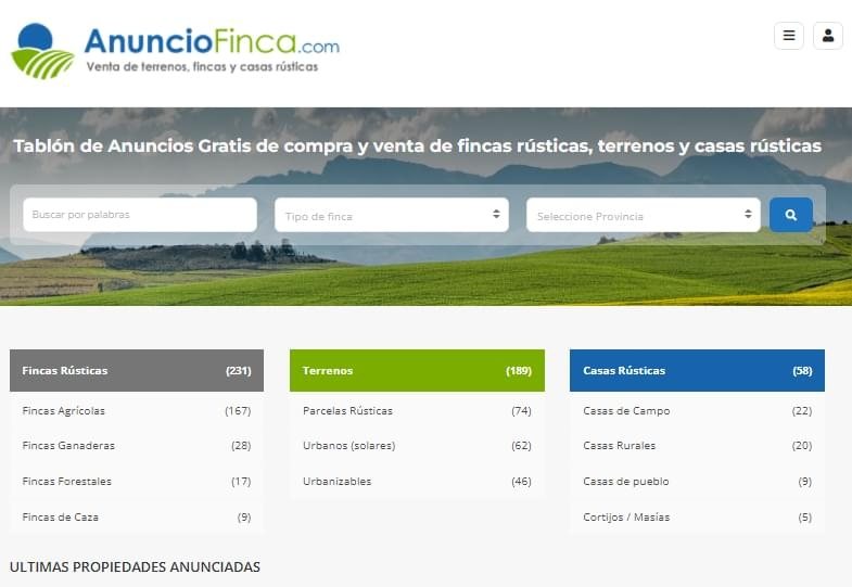Web Anuncio Finca