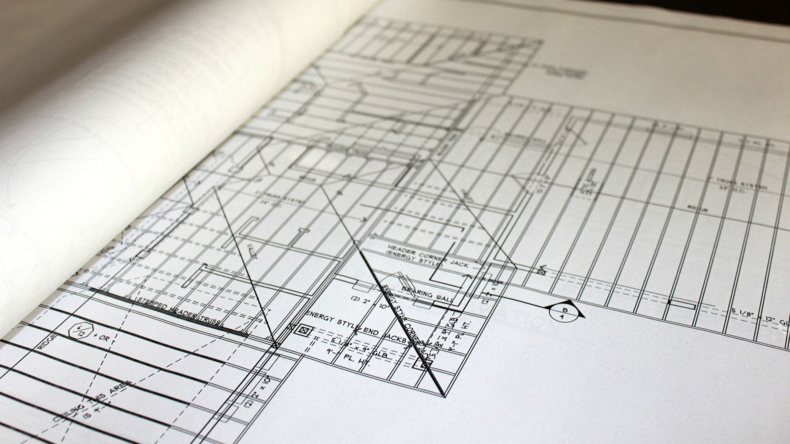 Imagen del plano del linde y medianería de un terreno