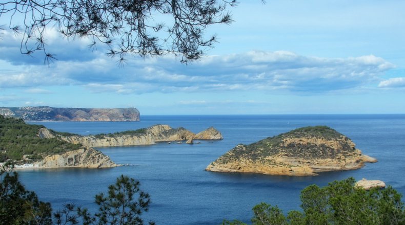 Imagen del Mar Mediterráneo en Jávea, Alicante