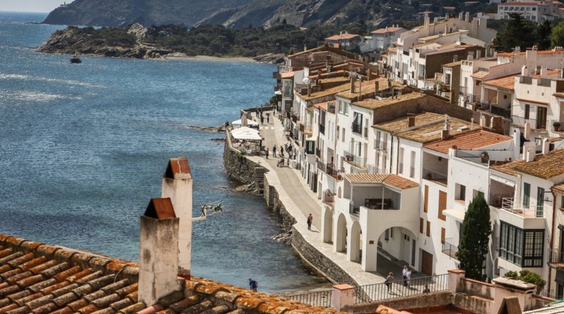 Imagen del pueblo de Cadaqués, en Barcelona.