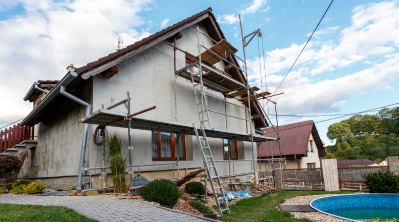 Chalet independiente en obra